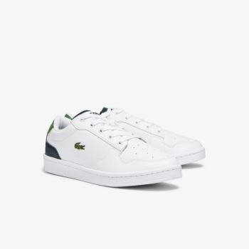 Lacoste Masters Cup Leather and Synthetic Sneakers - Tenisky Dětské Bílé | CZ-TmMFfI